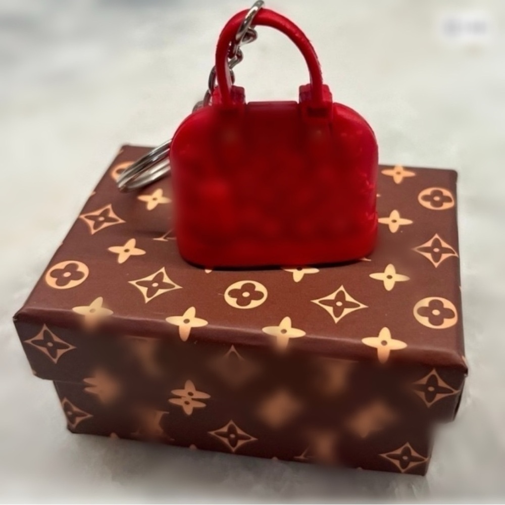 Mini Purse Keychain Charm with Gift Box